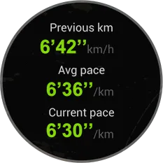 Zeblaze Stratos 3 Distance screen