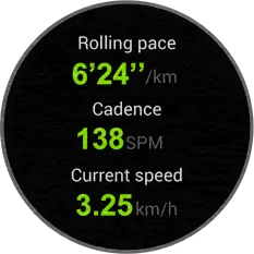 Zeblaze Stratos 3 Cadence screen